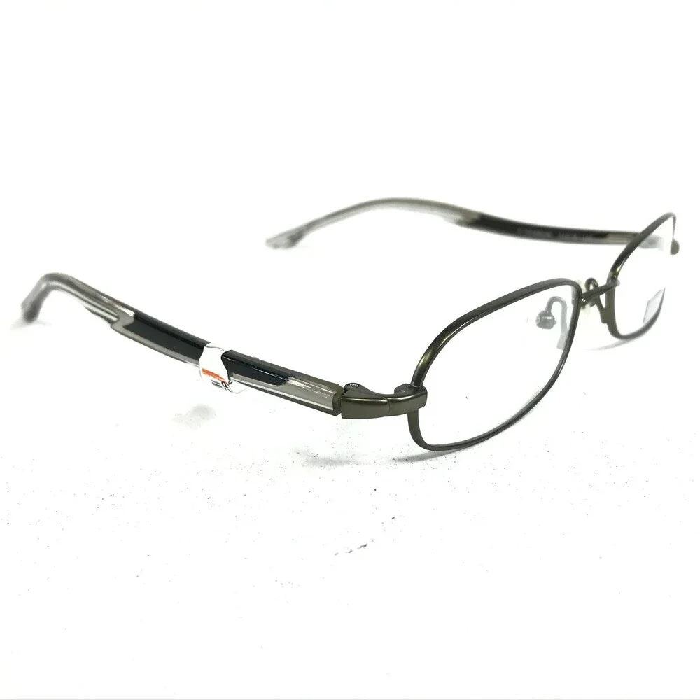 BCPC Eyeglasses Frames BP-180 col.37 Clear Gray Round Oval Full Rim 54-18-140